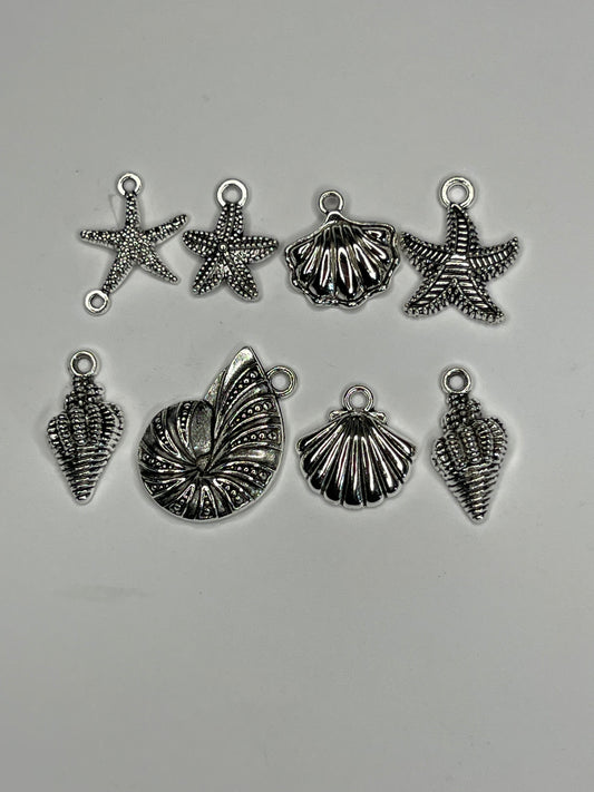 Seashells charm (silver)