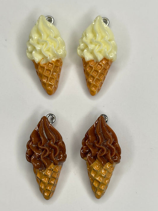 Ice cream cone charm