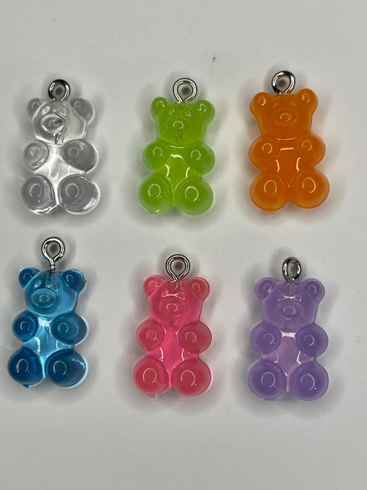 Teddy bear charm (multicolor)